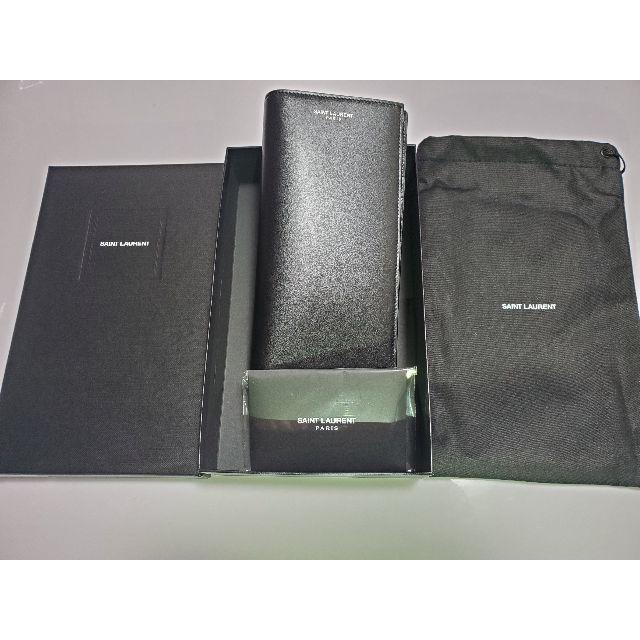 SAINT LAURENT PARISサンローラン パリ レザー メンズ 長財布NERO1000サイズ