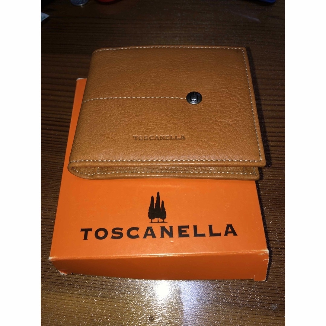 高級レザー二つ折り財布 - Toscanella