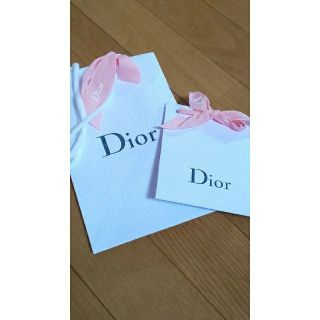 クリスチャンディオール(Christian Dior)のディオール 紙袋 ピンクリボン🎀(ショップ袋)