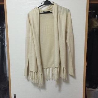 マウジー(moussy)のmoussy フリンジガウンカーデ(カーディガン)