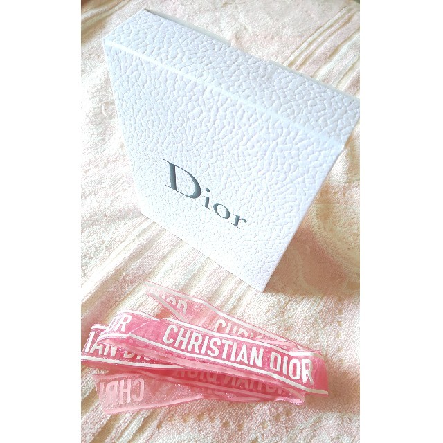 Dior(ディオール)のDior 紙袋 ピンクリボン🎀 レディースのバッグ(ショップ袋)の商品写真