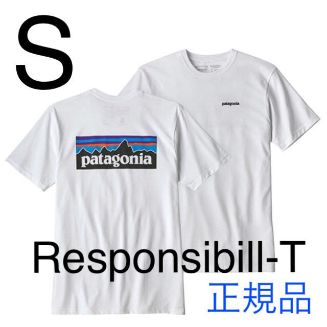 パタゴニア Tシャツ 人気希少Sサイズ 新品未使用品 White