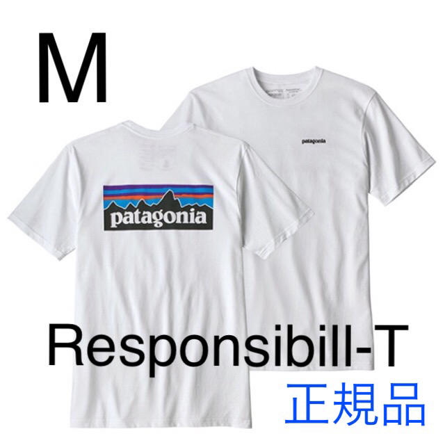 パタゴニア Tシャツ 人気Mサイズ 新品未使用品 White