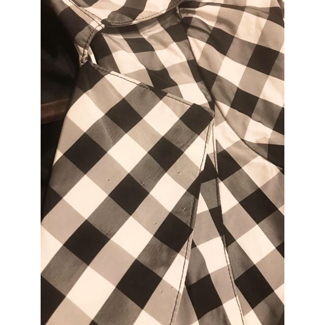 M'S GRACY - 黒白ギンガムチェック スプリングコート Mサイズの通販 by ビッキーママゴルフ｜エムズグレイシーならラクマ