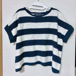 ユナイテッドアローズグリーンレーベルリラクシング(UNITED ARROWS green label relaxing)のユナイテッドアローズ グリーンレーベルリラクシング ボーダー サマー ニット(Tシャツ/カットソー(半袖/袖なし))