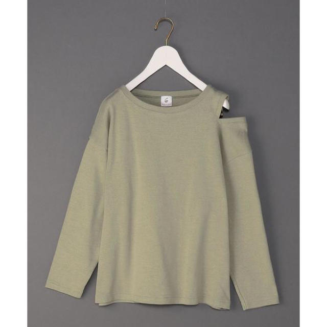 BEAUTY&YOUTH UNITED ARROWS(ビューティアンドユースユナイテッドアローズ)のCOTTON SHOULDER HOLE PULLOVER/カットソー レディースのトップス(カットソー(長袖/七分))の商品写真