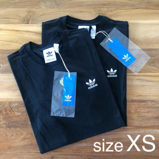 アディダス(adidas)のXSサイズ 2枚セット アディダス adidas Tシャツ ブラック(Tシャツ/カットソー(半袖/袖なし))