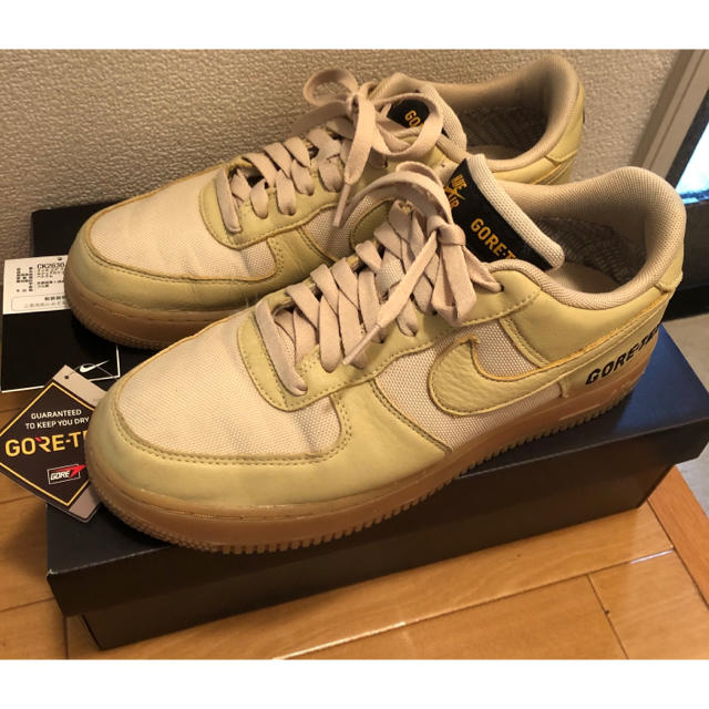 省スペース 洗える おしゃれ 【美品】ナイキ エアフォース1 ゴアテック