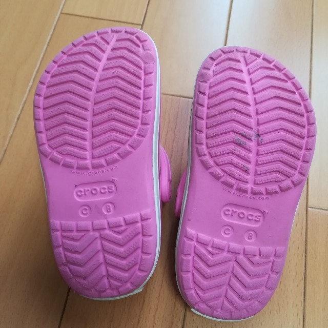 crocs(クロックス)のクロックス サンダル 15,5㎝  C8 キッズ/ベビー/マタニティのキッズ靴/シューズ(15cm~)(サンダル)の商品写真