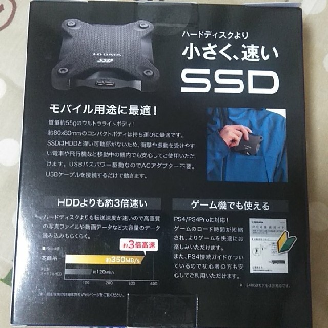 PC/タブレットiodata    SSD  480GB