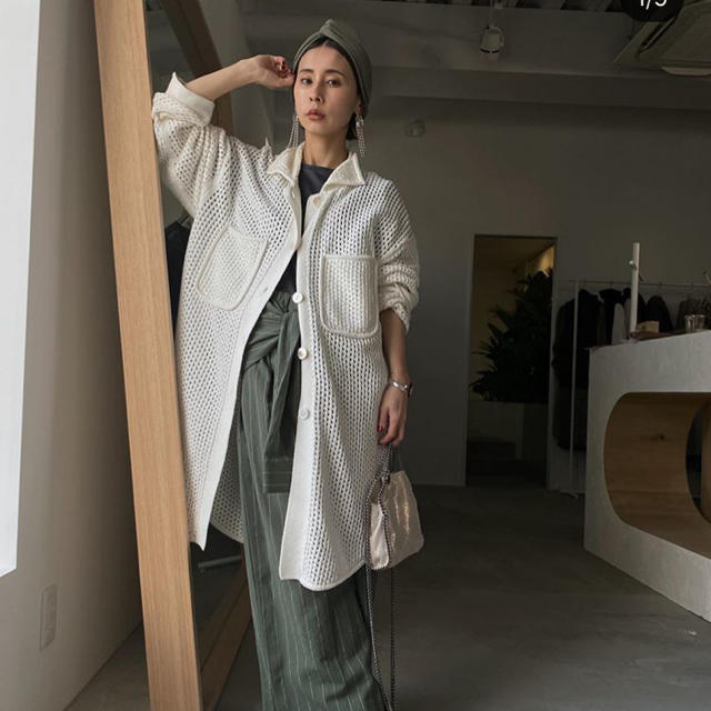 Ameri VINTAGE - MEDI MESH OVER KNIT SHIRT の通販 by pino*'s shop