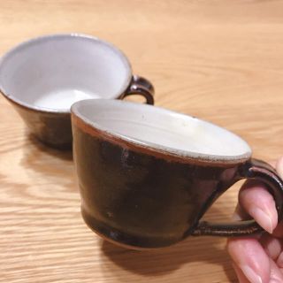 陶芸 コーヒーカップ 2個セット(陶芸)