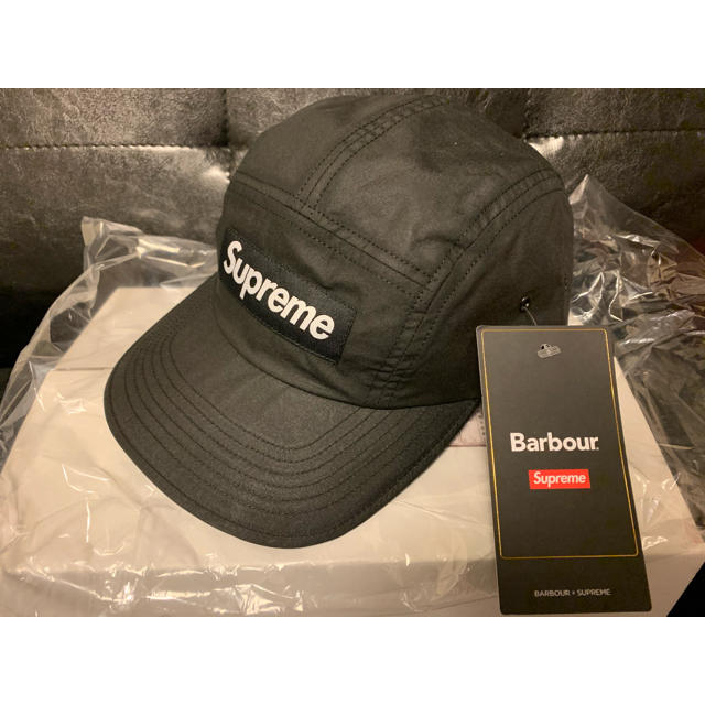 Supreme barbour waxed cotton camp cap