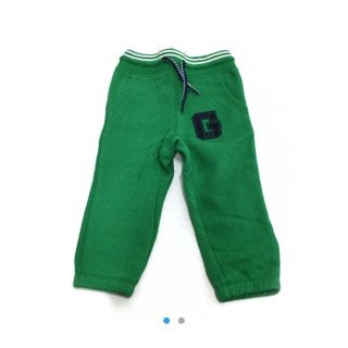 ベビーギャップ(babyGAP)のbabygap☆新品☆100☆Gマーク裏起毛パンツ・グリーン(パンツ/スパッツ)