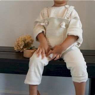 プチバトー(PETIT BATEAU)のMMS♪様専用✴︎ナチュラルオーバーオール　サロペット80cm(パンツ)