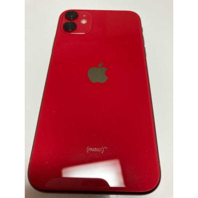 Apple - iPhone11 128GB PRODUCT RED(赤)美品 SIMフリー