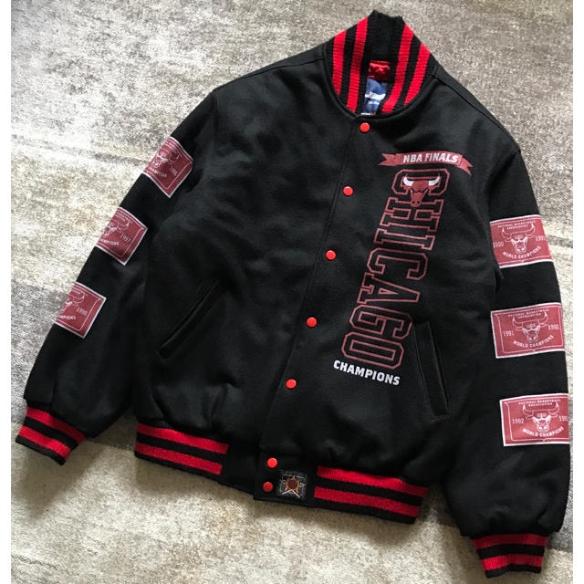レア 90's ジェフハミルトン シカゴブルズ 黄金期 フルデコ スタジャン