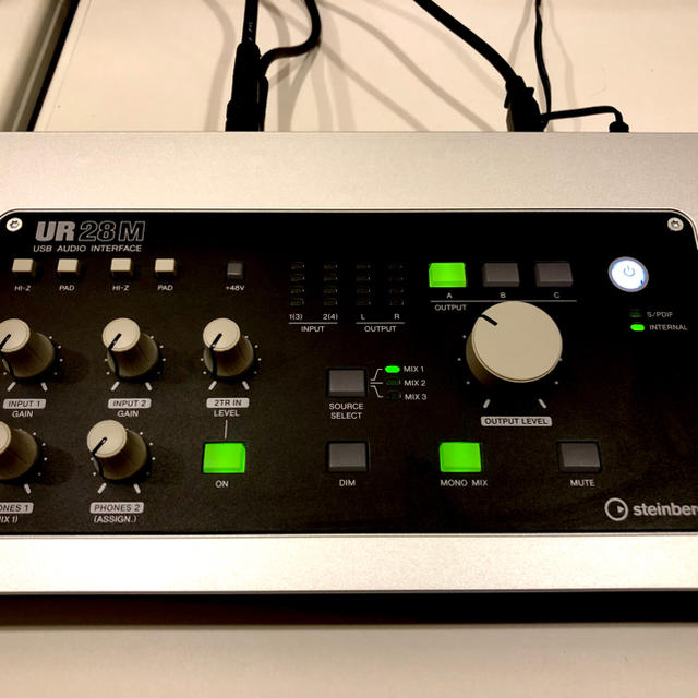 ヤマハ(ヤマハ)のSTEINBERG UR28M オーディオインターフェース　【美品】 楽器のDTM/DAW(オーディオインターフェイス)の商品写真