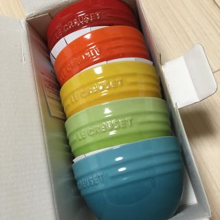 ルクルーゼ(LE CREUSET)のルクルーゼ ライスボール(S) (5個入り)　レインボー(食器)