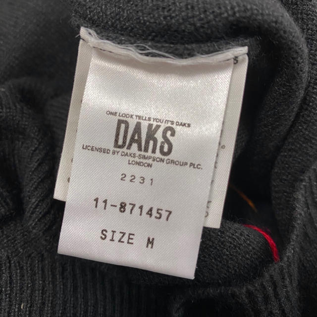 DAKS(ダックス)のDACKS ダックス カシミヤ入り 半袖 ニット レディースのトップス(ニット/セーター)の商品写真