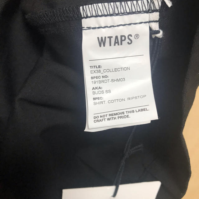 W)taps(ダブルタップス)の新品2019ss wtaps buds ss ブラック メンズのトップス(シャツ)の商品写真