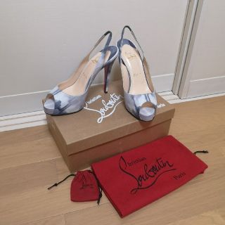 クリスチャンルブタン(Christian Louboutin)の【新品】クリスチャンルブタン　オープントゥー　size38(ハイヒール/パンプス)