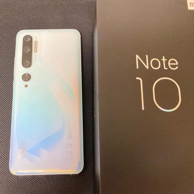 Xiaomi mi note 10 グローバル版(中古) グレイシャーホワイト スマホ/家電/カメラのスマートフォン/携帯電話(スマートフォン本体)の商品写真