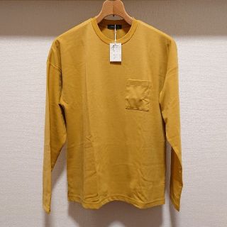 コムサイズム(COMME CA ISM)のコムサイズム メンズ カットソー 長袖Tシャツ マスタード M(Tシャツ/カットソー(七分/長袖))