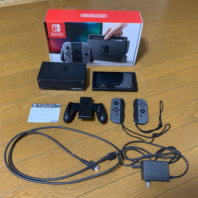 Nintendo Switch JOY-CON グレー 本体  HAC-S-KA