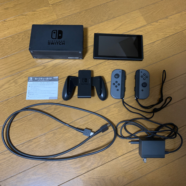 Nintendo Switch JOY-CON グレー 本体  HAC-S-KA