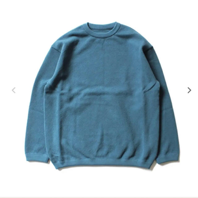 COMOLI(コモリ)のcrepuscule / Moss Stitch L/S 鹿の子編みクルーネック メンズのトップス(ニット/セーター)の商品写真