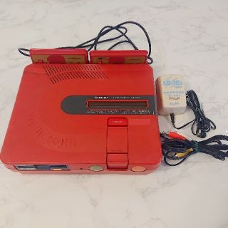 シャープ(SHARP)のツインファミコン AN-500R ソフトおまけ付き(家庭用ゲーム機本体)