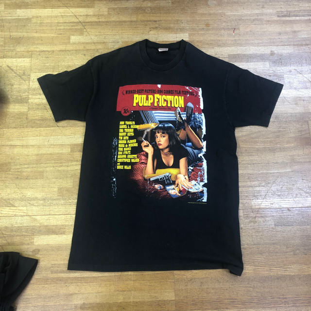 pulp fiction 90s movie tシャツ　映画Tシャツ/カットソー(半袖/袖なし)