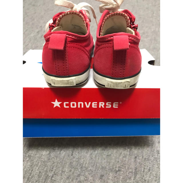 CONVERSE(コンバース)の💓 コンバース スニーカー ローカット 19cm レッド 赤 キッズ/ベビー/マタニティのキッズ靴/シューズ(15cm~)(スニーカー)の商品写真