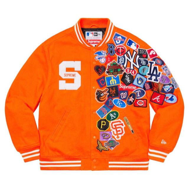 Supreme®/New Era®/ MLB Varsity Jacket