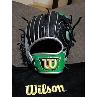 ウィルソン(wilson)の【wine様専用】ウィルソン ワナビーヒーロー デュアル 軟式外野用 袋つき(グローブ)