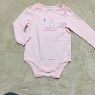 処分babyGAP 長袖ロンパース　80(ロンパース)