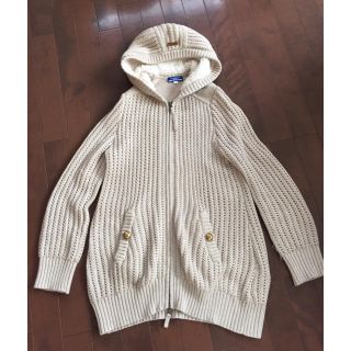 バーバリー(BURBERRY)のバーバリーブルーレーベル・ニットコート(パーカー)