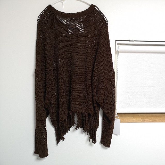 Jieda(ジエダ)の【DAIRIKU】20SS pullover fringe net knit メンズのトップス(ニット/セーター)の商品写真