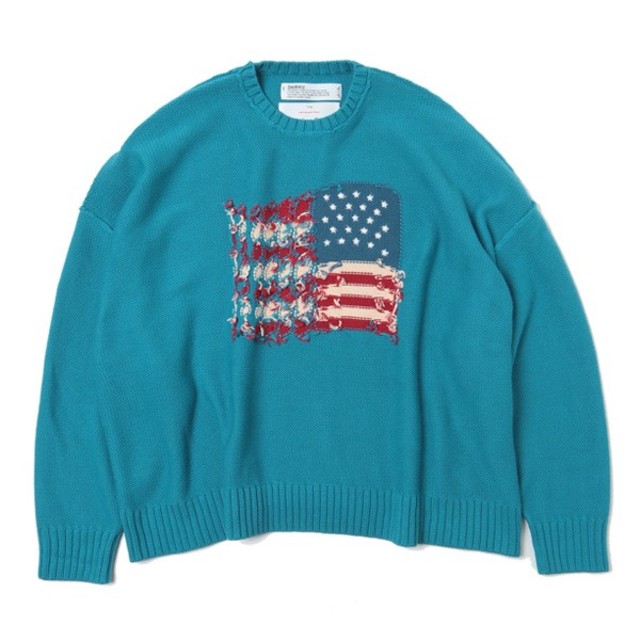 【DAIRIKU】inside out America knit