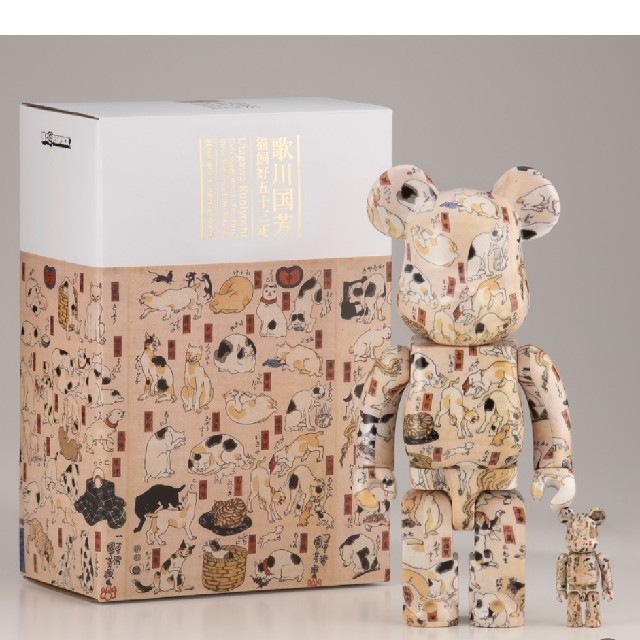 BE@RBRICK 歌川国芳 「猫飼好五十三疋（みょうかいこうごじゅうさんびき）