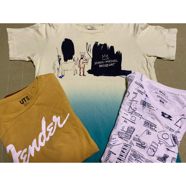 UNIQLO(ユニクロ)の古着ユニクロTシャツSサイズ3枚セット メンズのトップス(Tシャツ/カットソー(半袖/袖なし))の商品写真