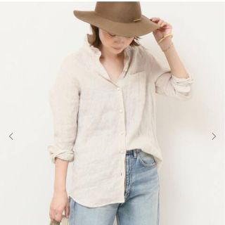 ドゥーズィエムクラス(DEUXIEME CLASSE)のDeuxieme classe LINEN ワイヤーウォッシュ シャツ(シャツ/ブラウス(長袖/七分))