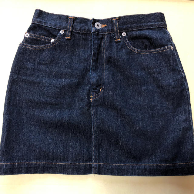 デニム　ミニスカート　日本製 レディースのスカート(ミニスカート)の商品写真
