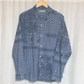 ガイジンメイド(GAIJIN MADE)のGAIJIN MADE ペイズリー柄 シャンブレーシャツ (シャツ)