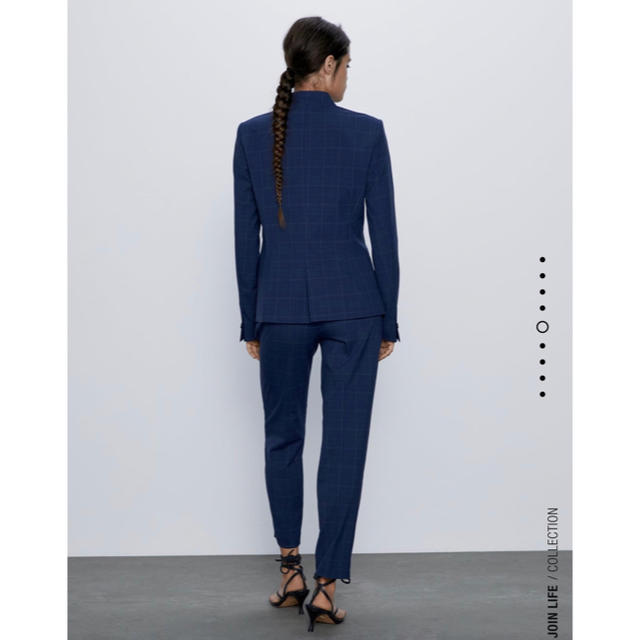 Zara スーツ セットアップ チェック ネイビー スーツ Www Bloompsychologyservices Com