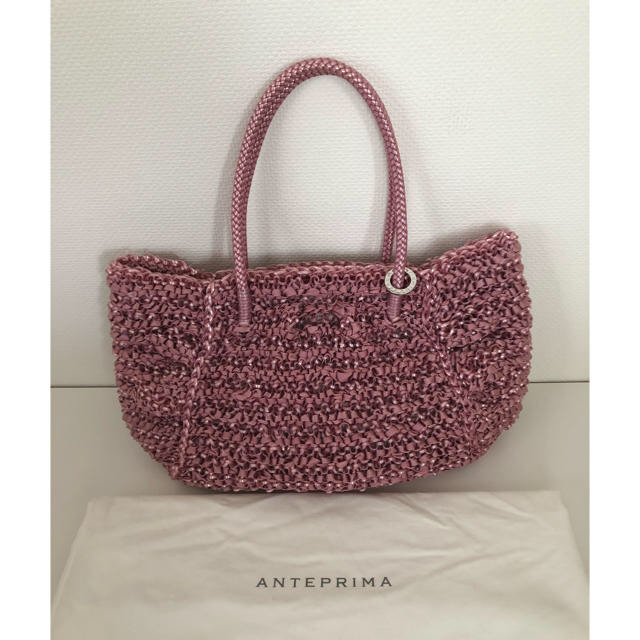 全国宅配無料 ANTEPRIMA - アンテプリマ  ワイヤーバッグ　ピンク ハンドバッグ