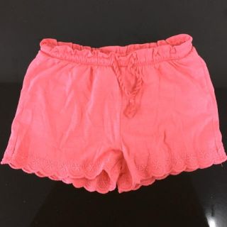 ザラキッズ(ZARA KIDS)のZARA ネオンカラー裾フリルショートパンツ 110cm 4-5歳向 新品未使用(パンツ/スパッツ)