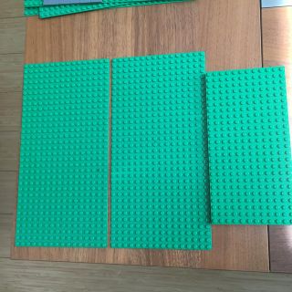 レゴ(Lego)のレゴ板　グリーン　3枚(積み木/ブロック)