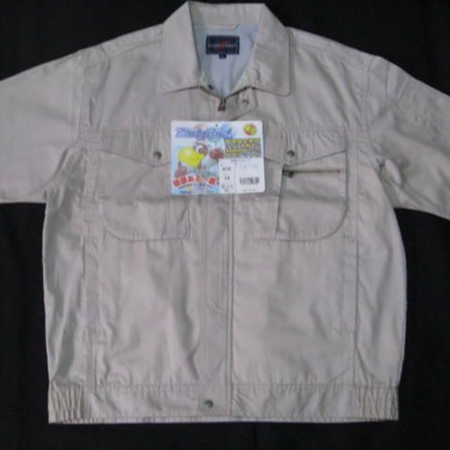 春夏物 No618 半袖ブルゾン ⑭ベージュ LL・EL 各1着 メンズのジャケット/アウター(ブルゾン)の商品写真